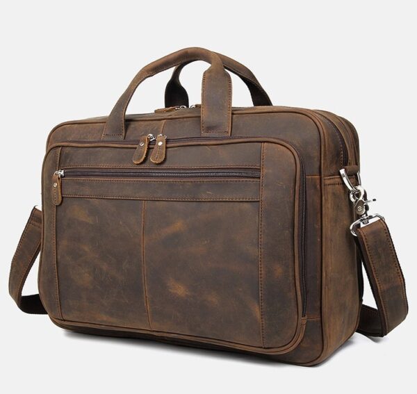 Men's Leather Business Bag - Image 3