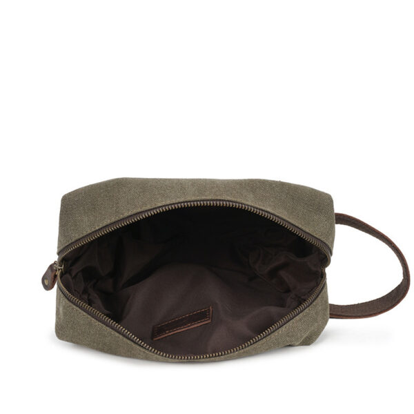 Washed canvas wash bag - Image 4