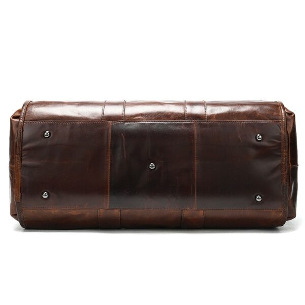 First Layer Cowhide Retro Large-capacity Travel Bag - Image 6