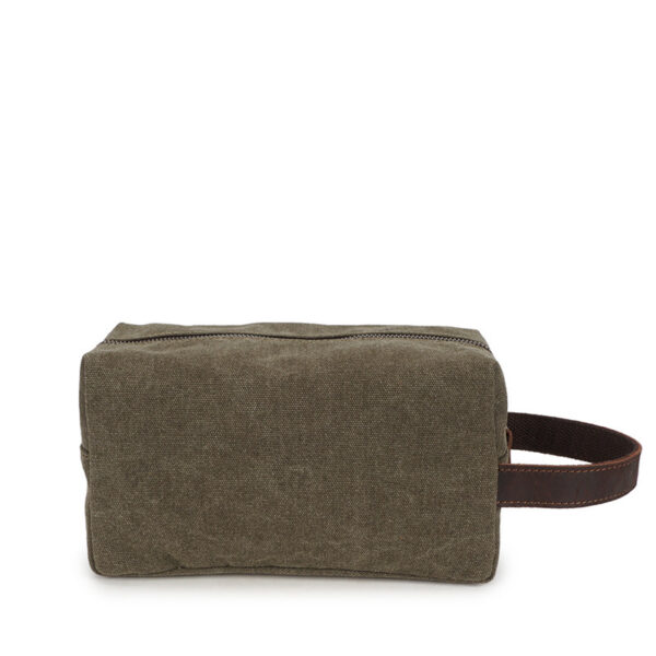 Washed canvas wash bag - Image 2