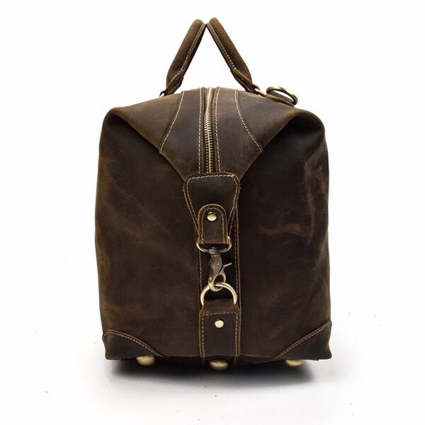 Horse leather large capacity luggage bag - Image 7