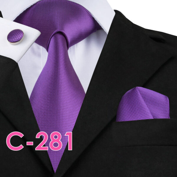 Solid Silk Mens Ties - Image 2