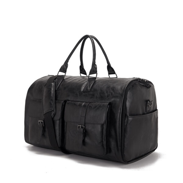 Portable Garment Bag PU Leather - Image 4