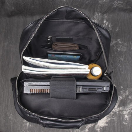 Men's Leather Backpack - Image 2