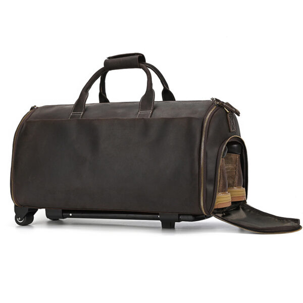 Trolley Bag 22-inch Leather Large Capacity - Image 4