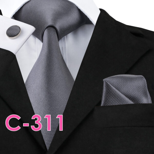 Solid Silk Mens Ties - Image 9