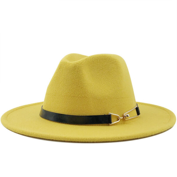 Popular Fedora British Vintage Top Fashion Woollen Hat - Image 5