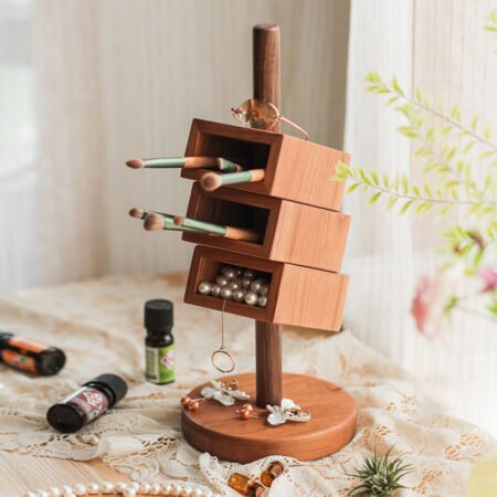 Solid Wood Inclined Pen Holder - Image 2