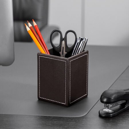 Simple Square Pen Holder Desktop Storage Box - Image 2