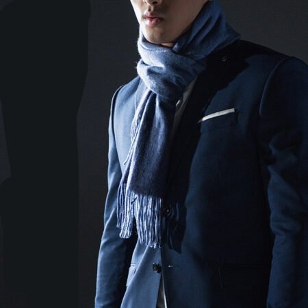 Pure wool business scarf simple long thickened boutique - Image 5
