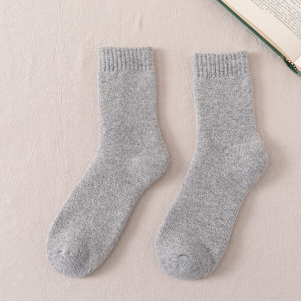 Winter Warm Wool Socks Men Thickened Fleece Lined - Image 9