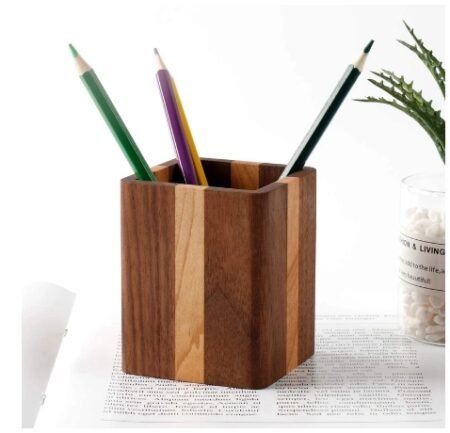 Nordic Wooden Pen Holder - Image 3