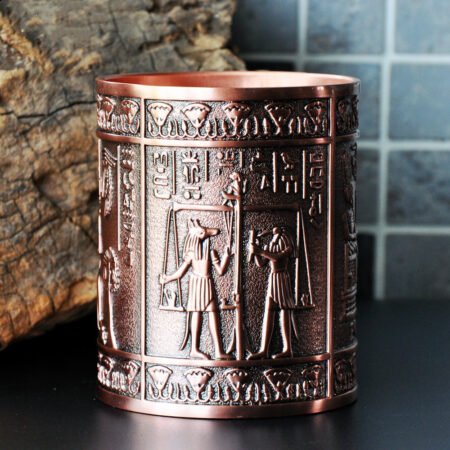 Ancient Egyptian Metal Creative Pen Holder - Image 2