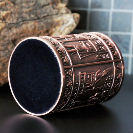Ancient Egyptian Metal Creative Pen Holder - Image 6