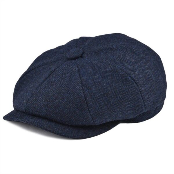 Vintage Twill Newsboy Hat - Image 9