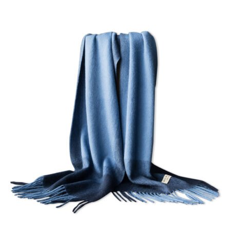 Pure wool business scarf simple long thickened boutique - Image 3