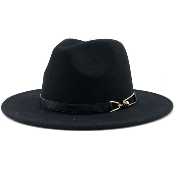 Popular Fedora British Vintage Top Fashion Woollen Hat - Image 2