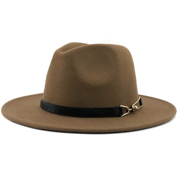 Popular Fedora British Vintage Top Fashion Woollen Hat