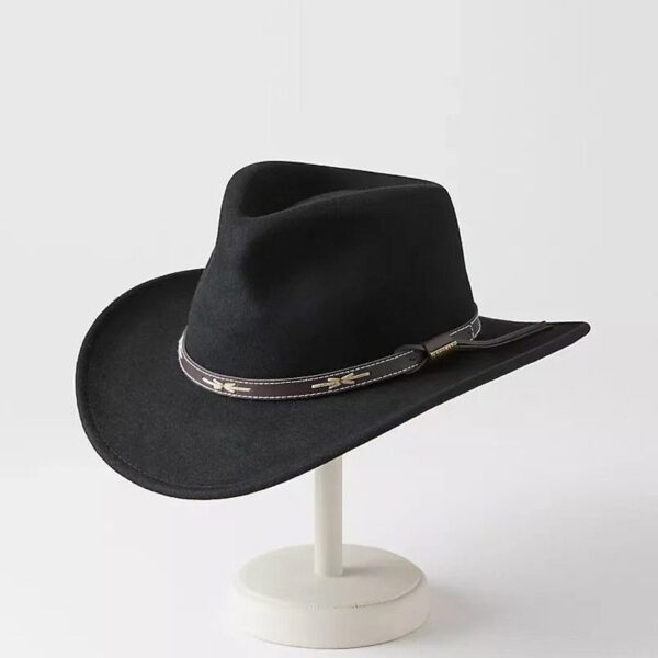 Woolen Jazz Denim Hat - Image 4