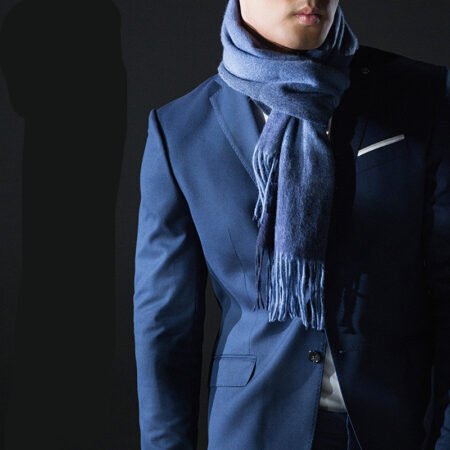Pure wool business scarf simple long thickened boutique - Image 4