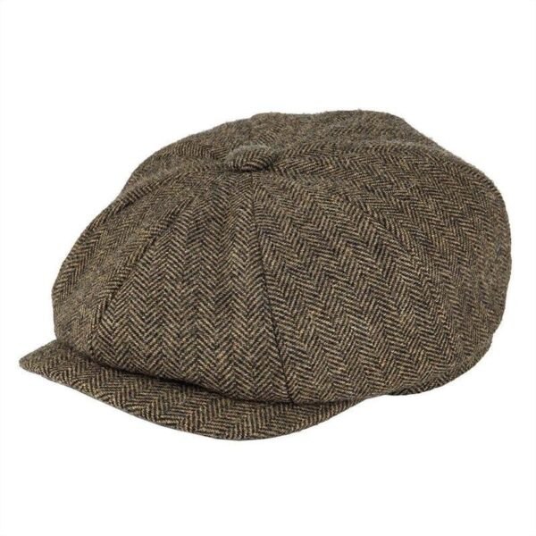 Vintage Twill Newsboy Hat - Image 7