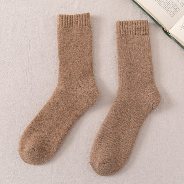 Winter Warm Wool Socks Men Thickened Fleece Lined - Image 4