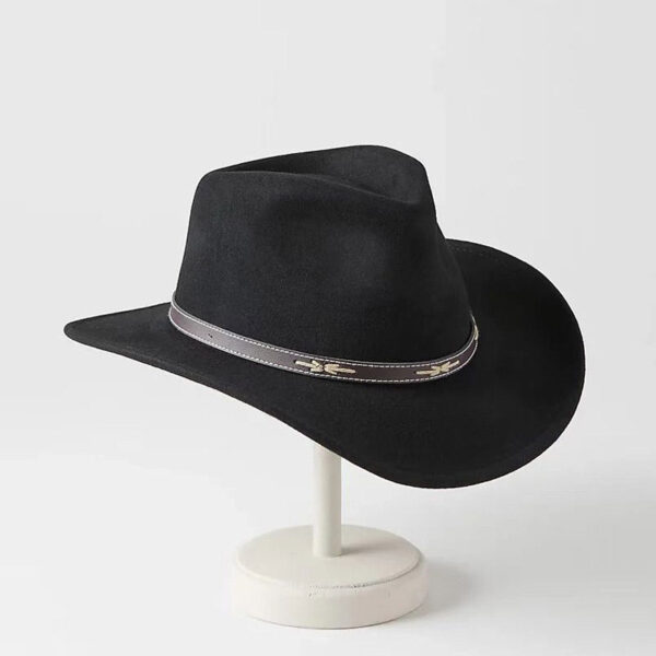 Woolen Jazz Denim Hat - Image 5