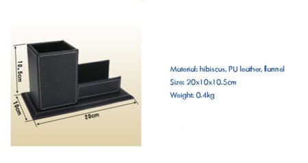 Multifunctional PU Leather Pen and Business Card Holder - Image 5