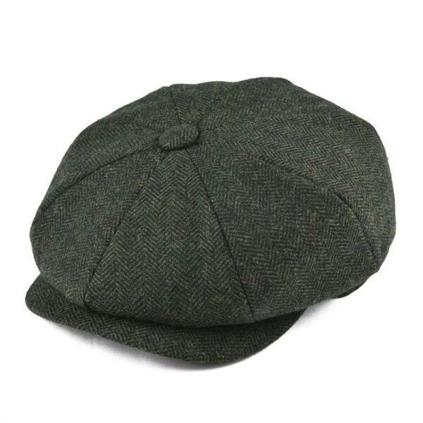 Vintage Twill Newsboy Hat - Image 2