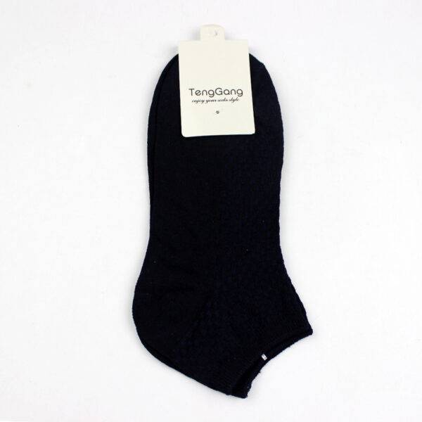 Bamboo Fiber Casual Men's Low Cut Short Four Seasons Socks - Image 7