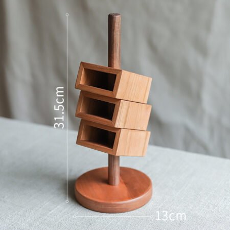Solid Wood Inclined Pen Holder - Image 6