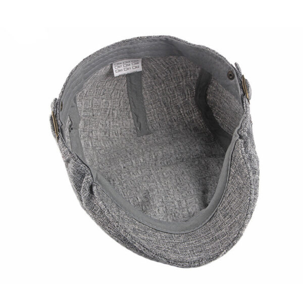 Men's British Retro Breathable Simple Light Hat - Image 7