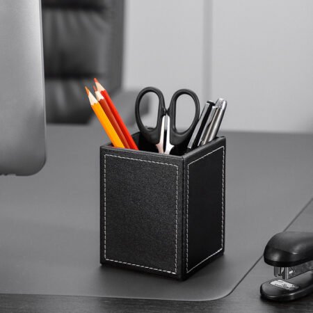 Simple Square Pen Holder Desktop Storage Box - Image 8