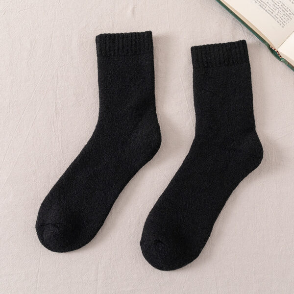 Winter Warm Wool Socks Men Thickened Fleece Lined - Image 7