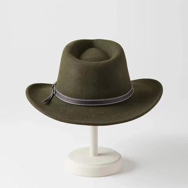 Woolen Jazz Denim Hat - Image 2