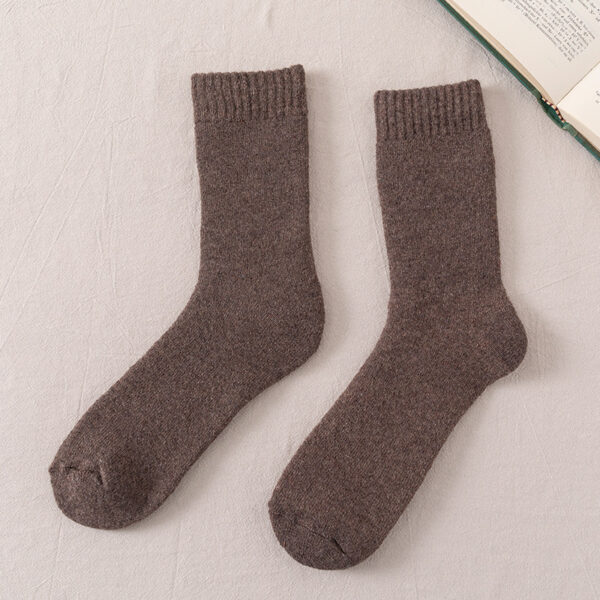 Winter Warm Wool Socks Men Thickened Fleece Lined - Image 10