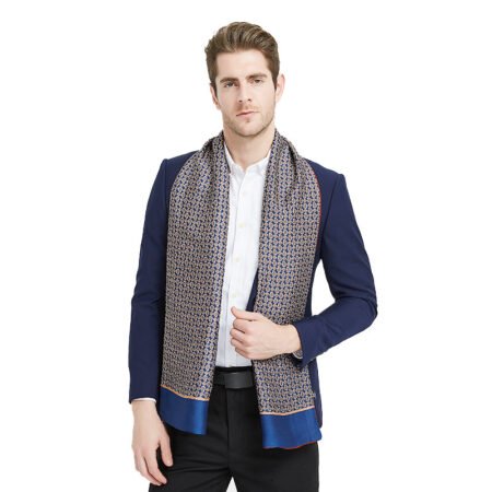 Double-sided Artificial Silk Scarf Long - Image 3